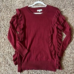 Grace & Lace ruffle sweater